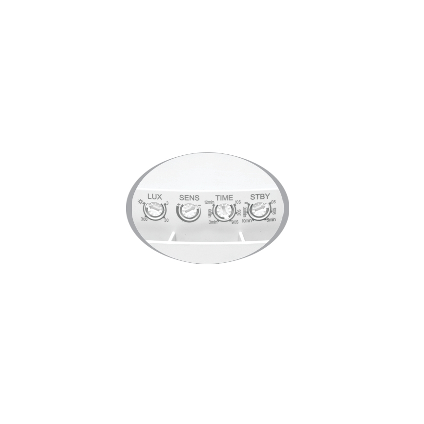Вуличний світлодіодний стельовий світильник з датчиком MOVA LED/16W/230V IP54