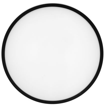 Вуличний світлодіодний стельовий світильник MARTIN LED/15W/230V 3000/4000K діаметр 30 см IP65 чорний