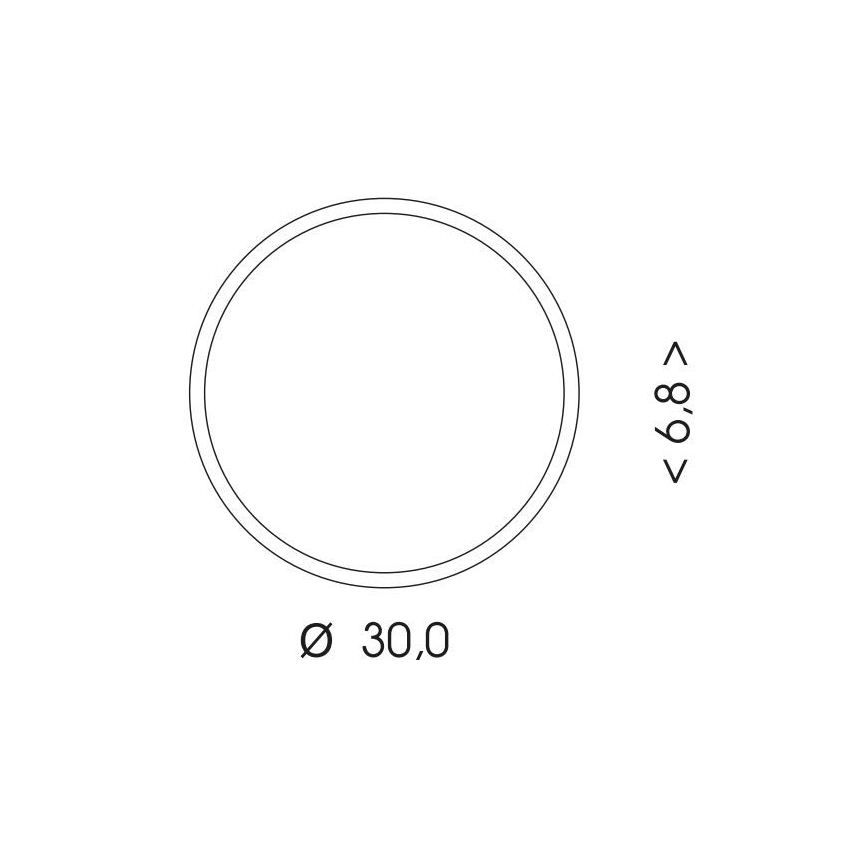 Светодиодный уличный потолочный светильник с датчиком MARTIN LED/15W/230V 3000/4000K диаметр 30 см IP65 белый