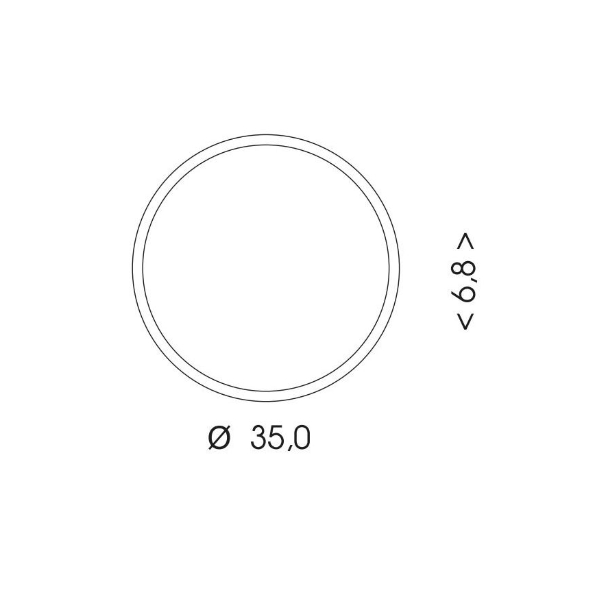 Светодиодный уличный потолочный светильник MARTIN LED/25W/230V 3000/4000K диаметр 35 см IP65 белый