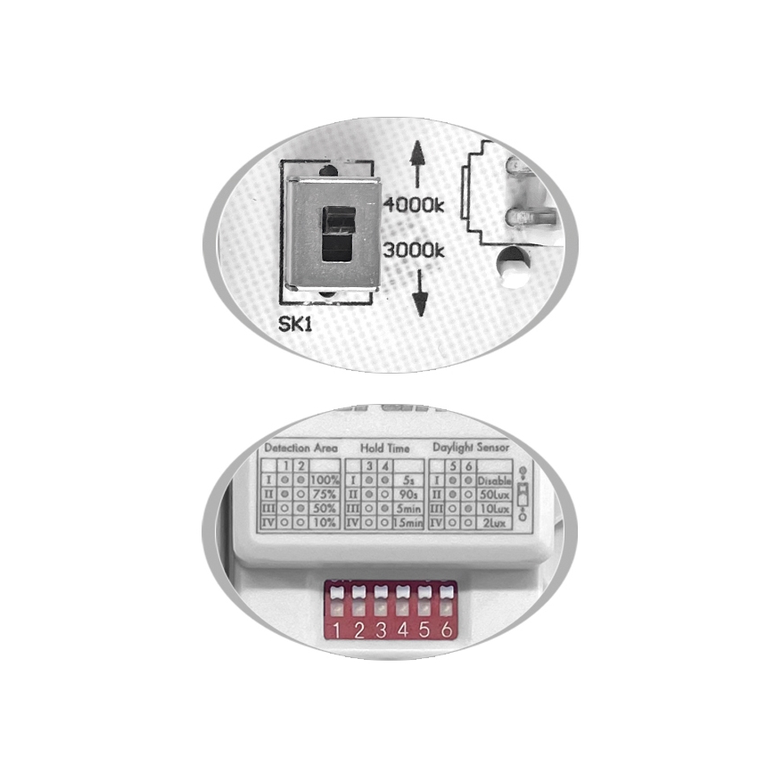 Вуличний світлодіодний стельовий світильник з датчиком MARTIN LED/25W/230V 3000/4000K діаметр 35 см IP65 білий