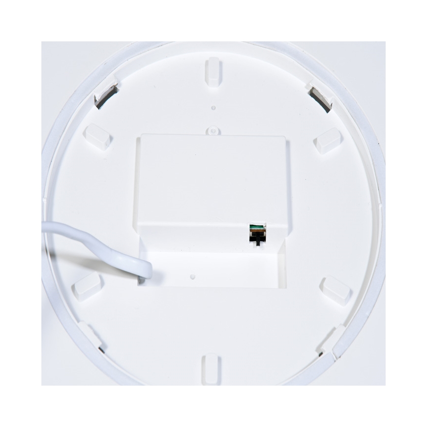 Світлодіодний стельовий світильник для ванної кімнати MAKARON LED/24W/230V 3000/4000/6000K діаметр 30 см IP44 чорний