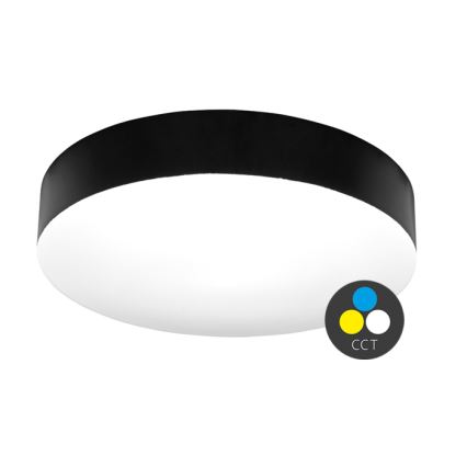 Светодиодный потолочный светильник для ванной комнаты MAKARON LED/36W/230V 3000/4000/6000K диаметр 40 см IP44 черный