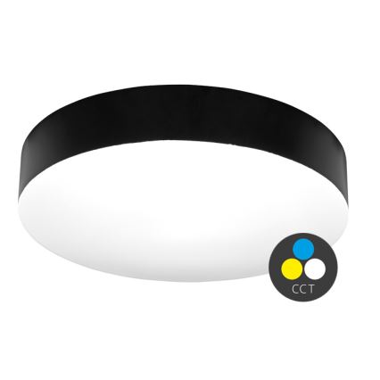 Светодиодный потолочный светильник для ванной комнаты MAKARON LED/50W/230V 3000/4000/6000K диаметр 50 см IP44 черный