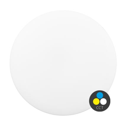 Светодиодный потолочный светильник для ванной комнаты DISK LED/24W/230V 3000/4000/6500K диаметр 38 см IP44 белый