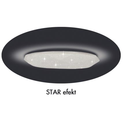 Світлодіодний стельовий світильник з регульованою яскравістю DIAMANT LED/50W/230V + дистанційне керування
