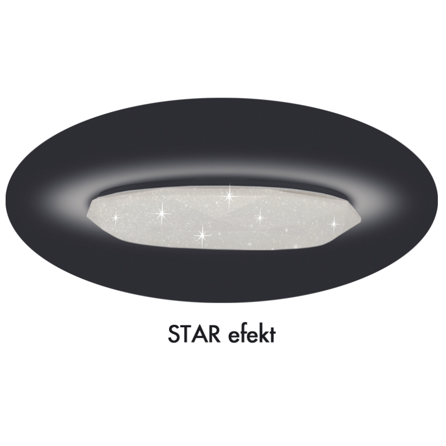 Світлодіодний стельовий світильник з регульованою яскравістю DIAMANT LED/50W/230V + дистанційне керування