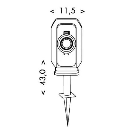 Уличная розеточная колонна с таймером 2Z IP44