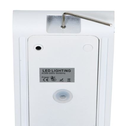 Уличный светодиодный настенный светильник BRICK 2xLED/6W/230V 3000/4000/6500K IP65 белый