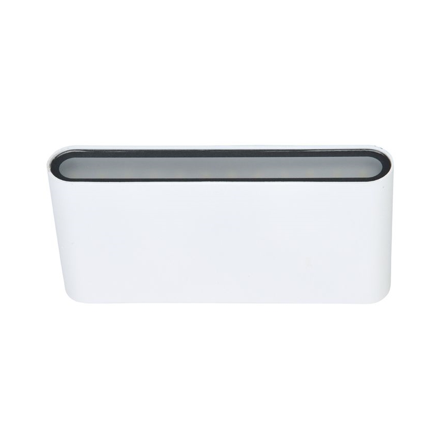 Вуличний світлодіодний настінний світильник BRICK 2xLED/6W/230V 3000/4000/6500K IP65 білий
