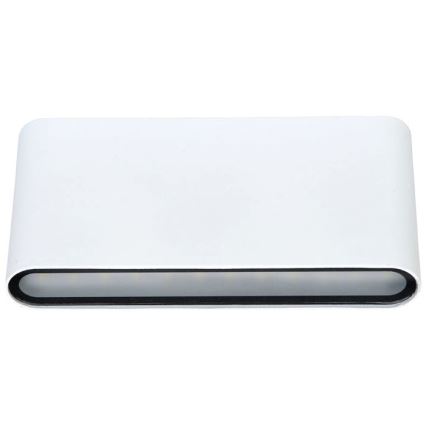 Вуличний світлодіодний настінний світильник BRICK 2xLED/6W/230V 3000/4000/6500K IP65 білий