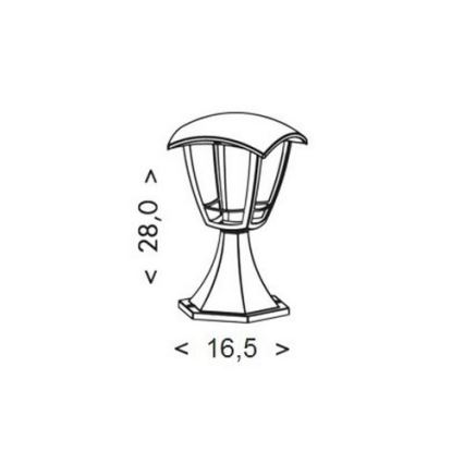 Светодиодный уличный фонарь VERONA LED/8W/230V IP44