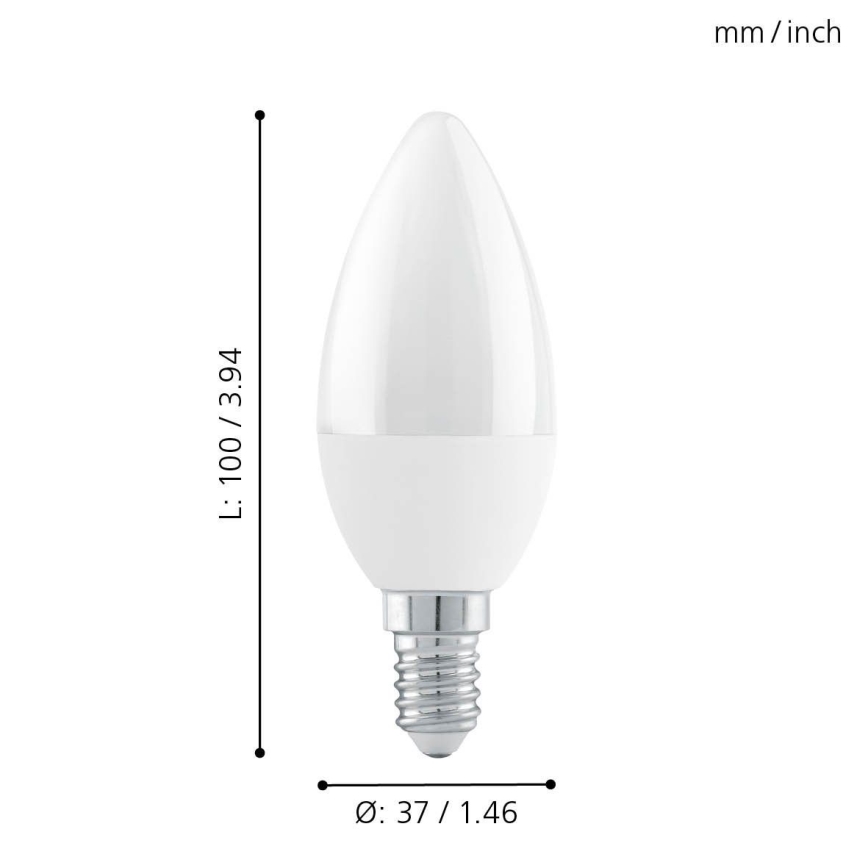 Eglo - Светодиодная лампочка с регулированием яркости E14/6W/230V 3000K - STEPDIMMING