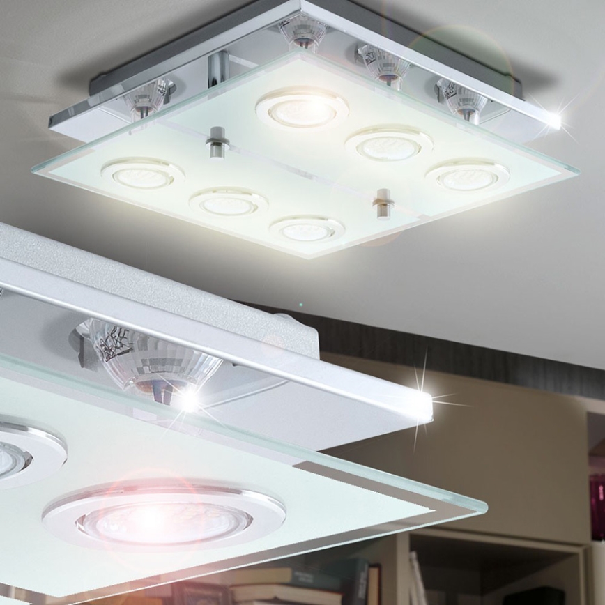 EGLO 13551 - Светодиодный потолочный светильник CABO 6xGU10/3W/230V