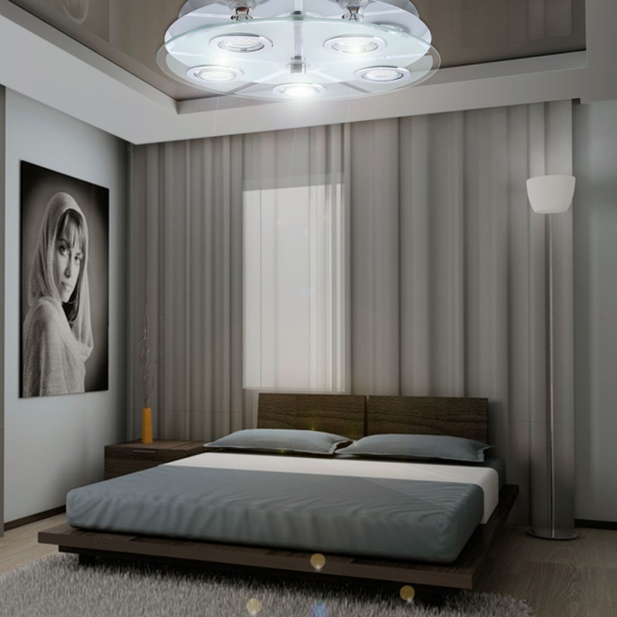 EGLO 13552 - Светодиодный потолочный светильник CABO 5xGU10/3W/230V