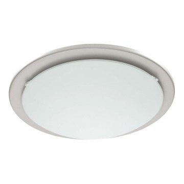 Eglo 181325 - потолочный светильник ICEBERG 1xE27/60W/230V диаметр 29 см матовый хром