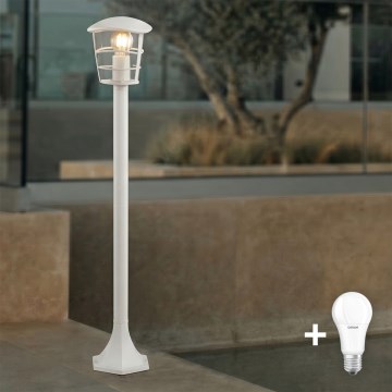 Eglo 18799 - LED зовнішній світильник ALORIA 1xE27/8,5W/230V IP44 білий
