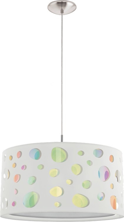 Eglo 202528 - Дитяча підвісна люстра на тросі MONEDA 1xE27/60W/230V