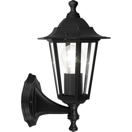 Eglo - Наружный настенный светильник 1xE27/60W черный