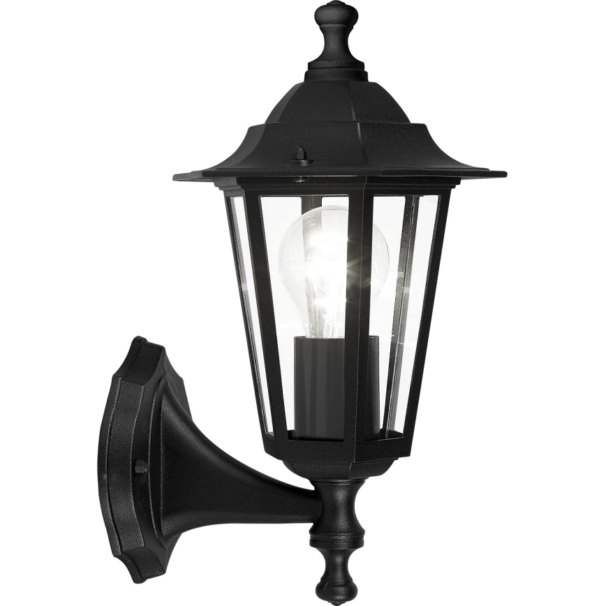 Eglo - Наружный настенный светильник 1xE27/60W черный