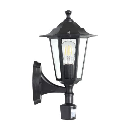 Eglo - Светильник с датчиком 1xE27/60W черный