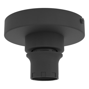 Eglo 300175 - Стельовий світильник CURITIBA 1xE27/40W/230V, діаметр 13 см, чорний