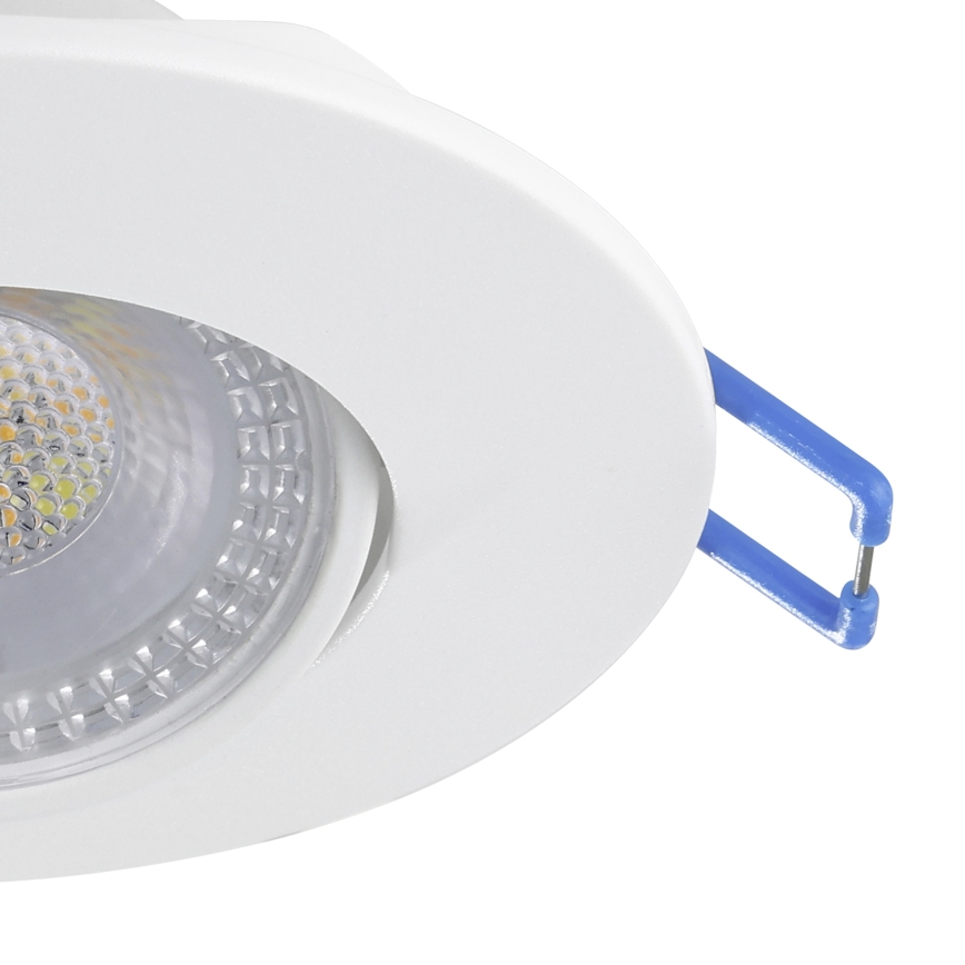 Eglo - Набір із 7 вбудованих LED-світильників LED/4,9W/230V, 2700/4000/6500K, діаметр 9 см, білий