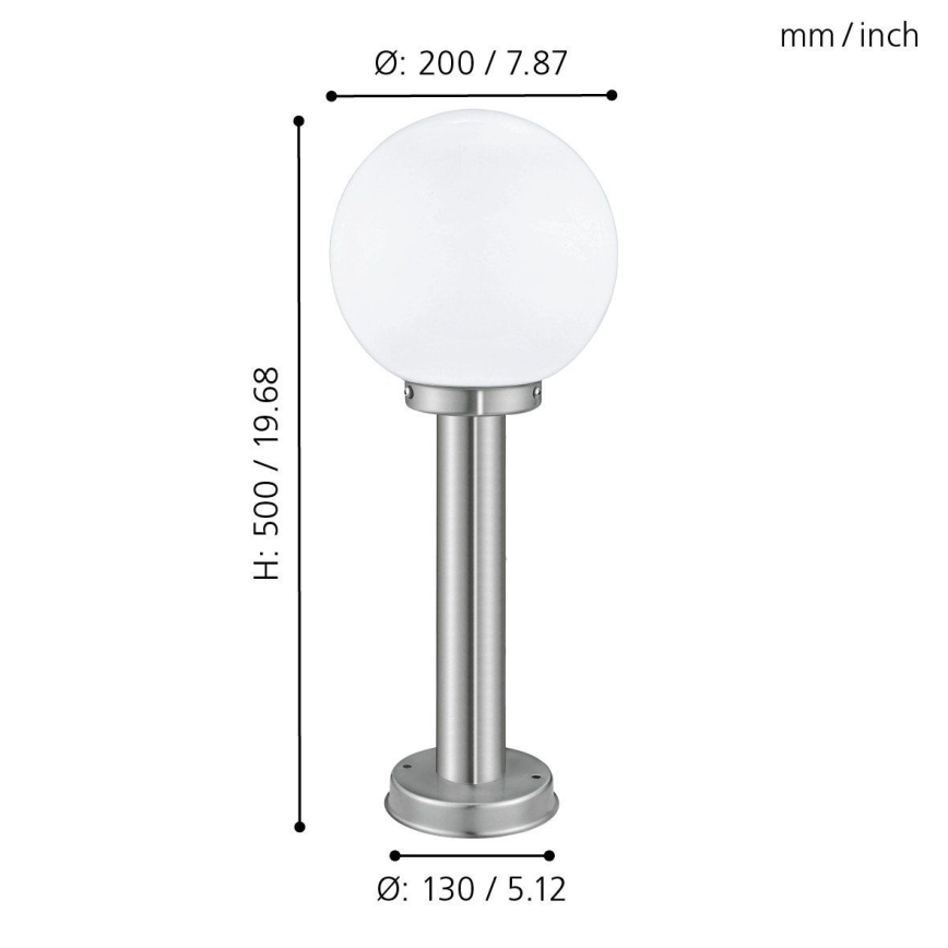 Eglo - Зовнішній світильник 1xE27/60W/230V IP44