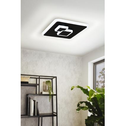 Eglo - Світлодіодний стельовий світильник LED/7,8W/230V чорний