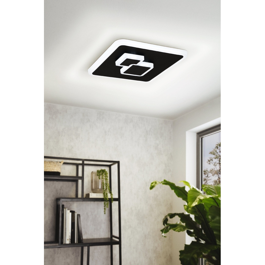 Eglo - Світлодіодний стельовий світильник LED/7,8W/230V чорний
