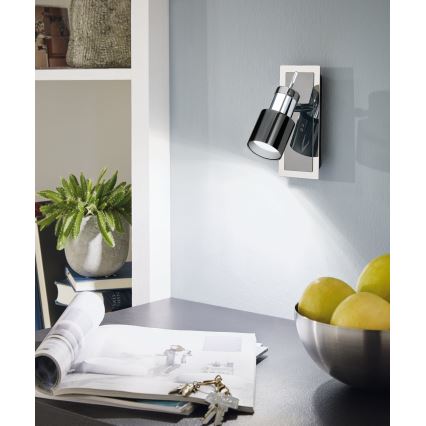 Eglo - Точковий LED світильник 1xGU10/5W/230V чорний