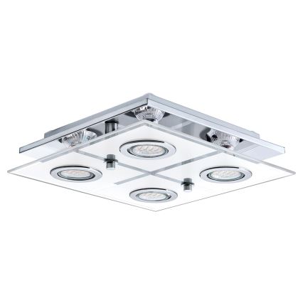 EGLO - Світлодіодний стельовий світильник 4xGU10/3W/230V