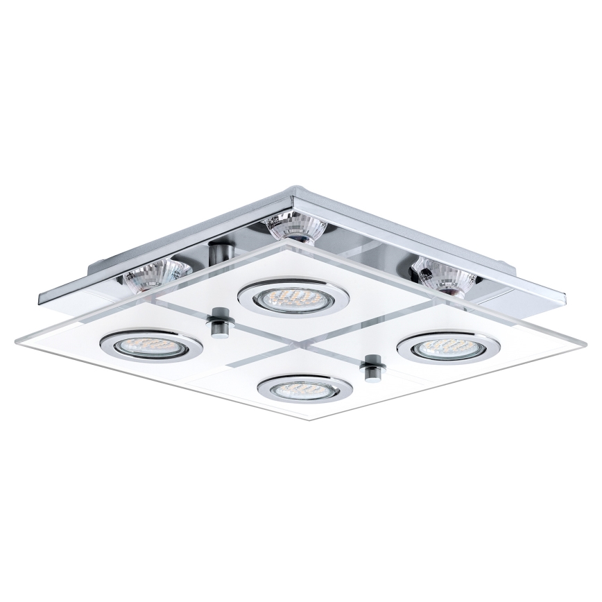 EGLO - Світлодіодний стельовий світильник 4xGU10/3W/230V