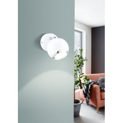 EGLO - Светодиодный точечный светильник 1xGU10/3W LED