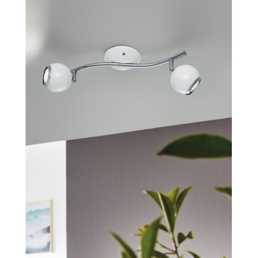 EGLO - Точковий LED світильник 2xGU10/3W LED