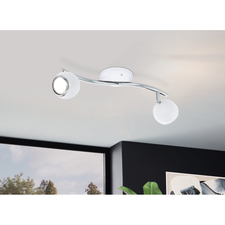 EGLO - Точковий LED світильник 2xGU10/3W LED