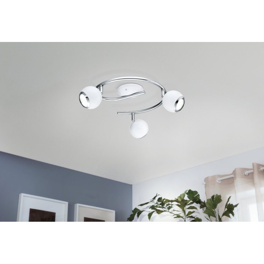 EGLO - Точковий LED світильник 3xGU10/3W LED