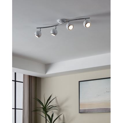 Eglo - Светодиодный точечный светильник 4xGU10/3W LED