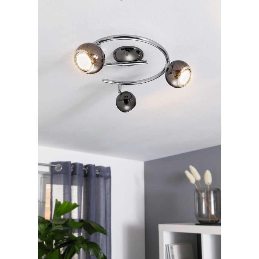 EGLO - Світлодіодний прожектор 3xGU10/3W LED
