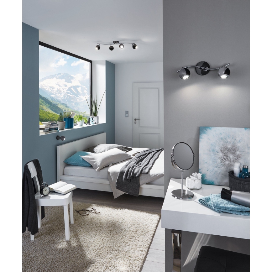 EGLO - Светодиодный точечный светильник 4xGU10/3W LED