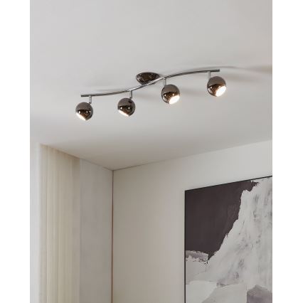 EGLO - Светодиодный точечный светильник 4xGU10/3W LED