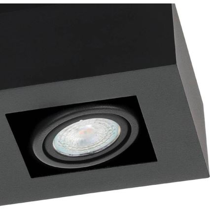 Eglo 31064 - LED точковий світильник MENDOZA 3xLED/4,7W/230V 3000K чорний