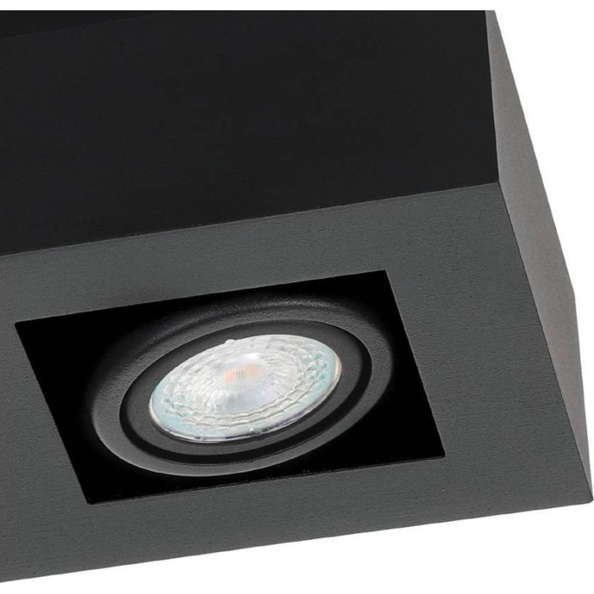 Eglo 31064 - LED точковий світильник MENDOZA 3xLED/4,7W/230V 3000K чорний