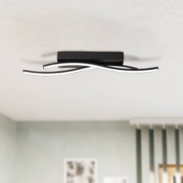 Eglo 31226 - Светодиодный потолочный светильник ALBORAYA LED/10,8W/230V 3000K черный