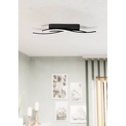 Eglo 31226 - Светодиодный потолочный светильник ALBORAYA LED/10,8W/230V 3000K черный