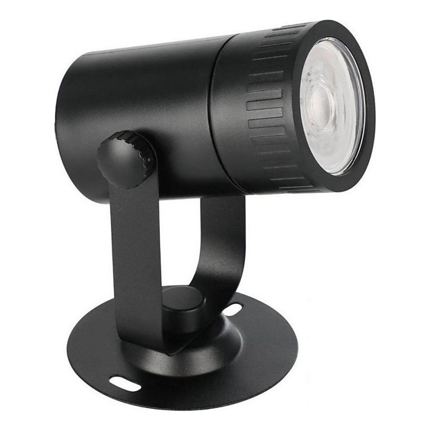 Eglo 31374 - LED RGBW Вулична лампа з регулюванням яскравості NEMA-Z 1xGU10/5W/230V 2700-6500K IP65 чорний