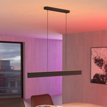 Eglo 31433 - Светодиодная подвесная RGBW-люстра с регулированием яркости ANDREAS-Z LED/38W/230V 2700-6500K черный