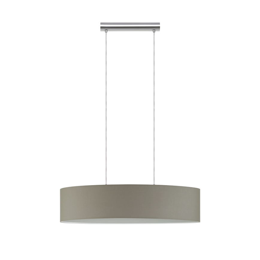 Eglo - Підвісна люстра 2xE27/60W/230V taupe