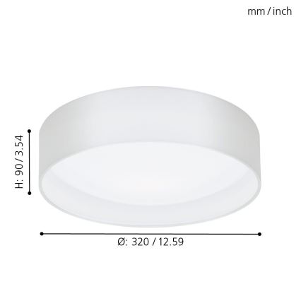Eglo - Світлодіодний стельовий світильник 1xLED/11W/230V