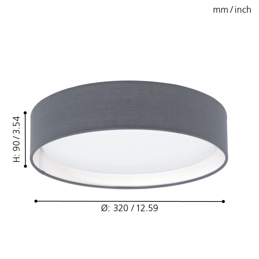 Eglo - Світлодіодний стельовий світильник 1xLED/12W/230V